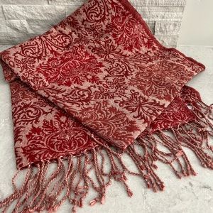 Lucky Brand Wool Blend fringe scarf